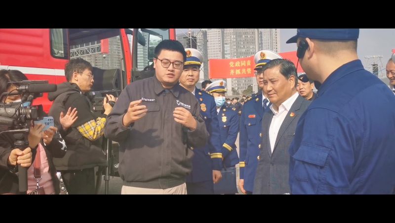 獵鷹消防無人機(jī)亮相“119”活動